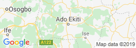 Ado Ekiti map